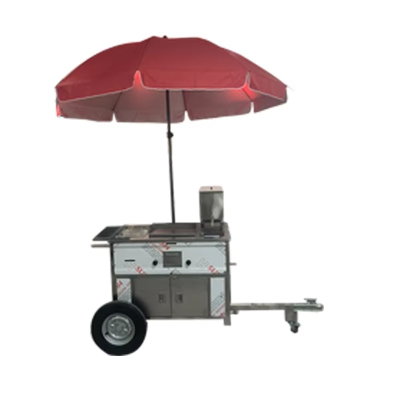 Compact Mobile Snack Food Cart - Snacks Food Stall recension och pris
