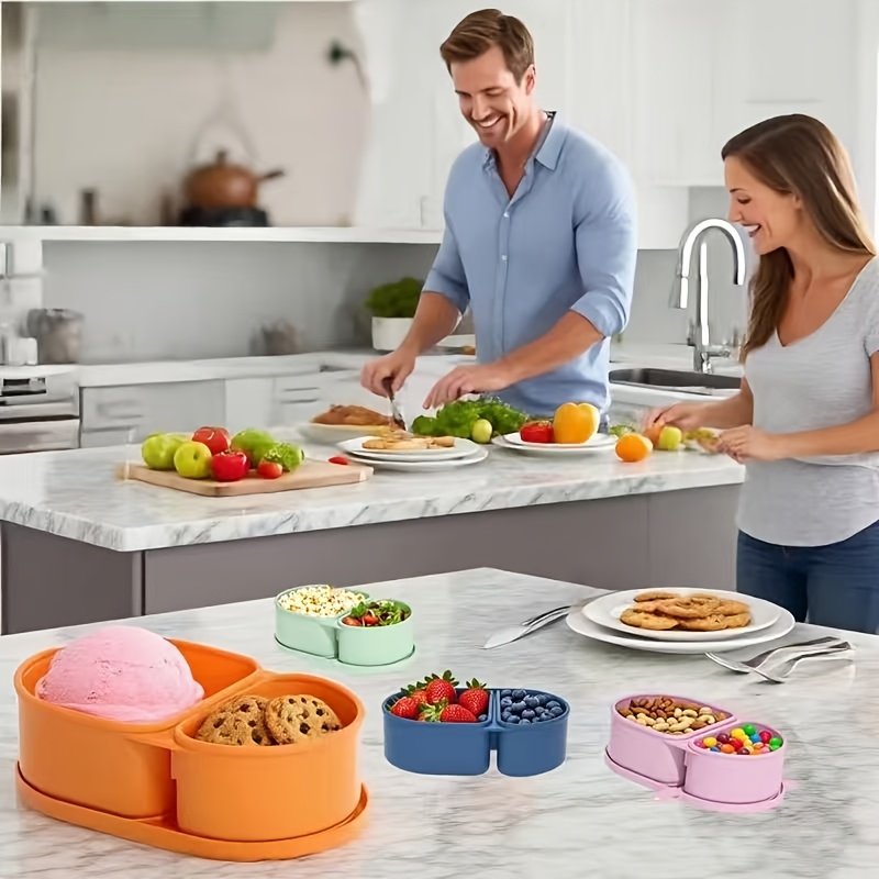 Silicone Snack Container/Cover - Food And Snacks For Picnic recension och pris