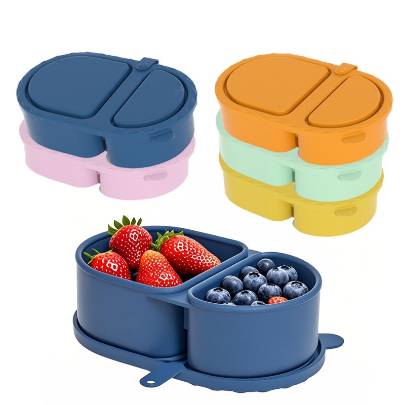 Silicone Snack Container/Cover - Food And Snacks For Picnic recension och pris