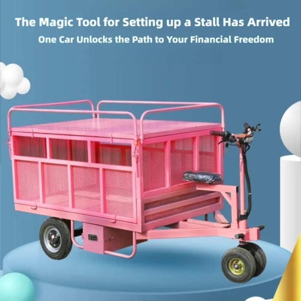 3 Wheel Electric Flat Cart Rev - Snacks Food Stall recension och pris
