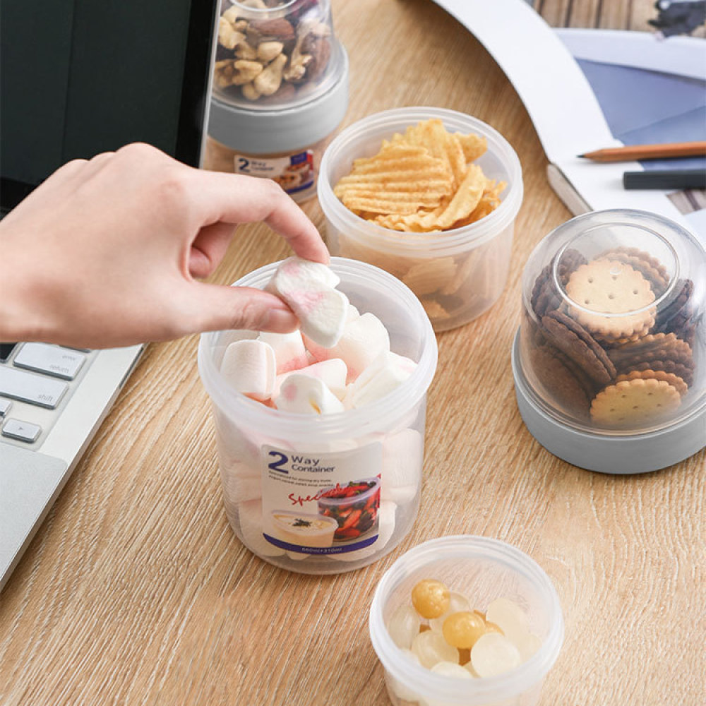 Double Layer Airtight Food Box - Baby Food Snacks Yogurt recension och pris