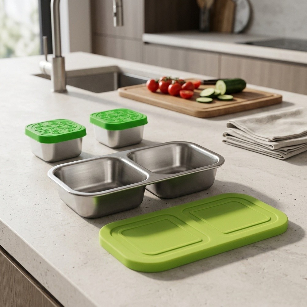 Stainless Steel Snack Containe - Food Snacks Easy recension och pris