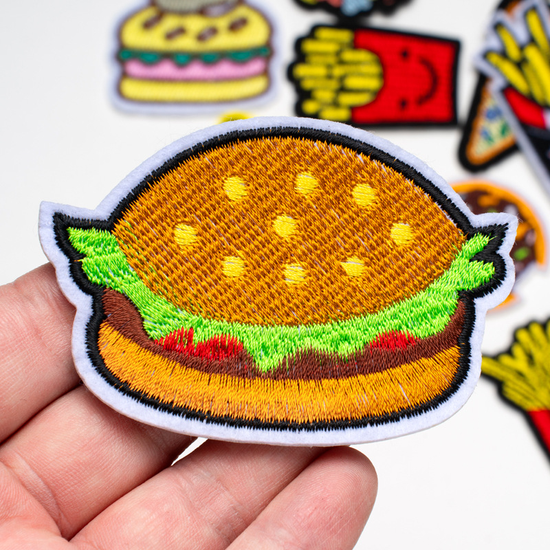 Fast Food Series Embroidered C - Food Snacks Pictures recension och pris