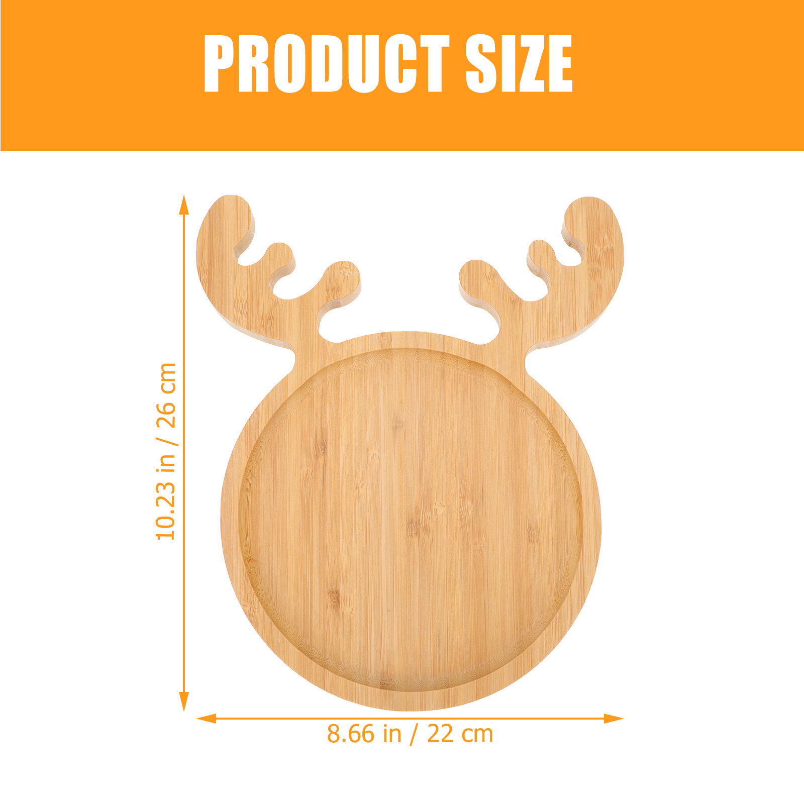 Cartoon Bamboo Food Tray Eco F - Food Snacks Easy recension och pris