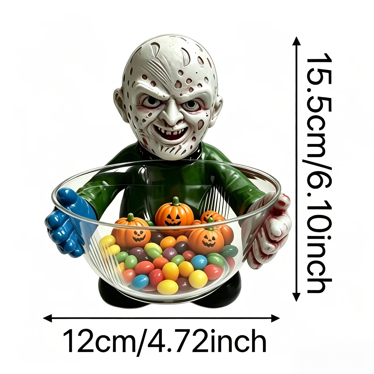 Zombie Figurine Candy Bowl Res - Zombie Snacks recension och pris