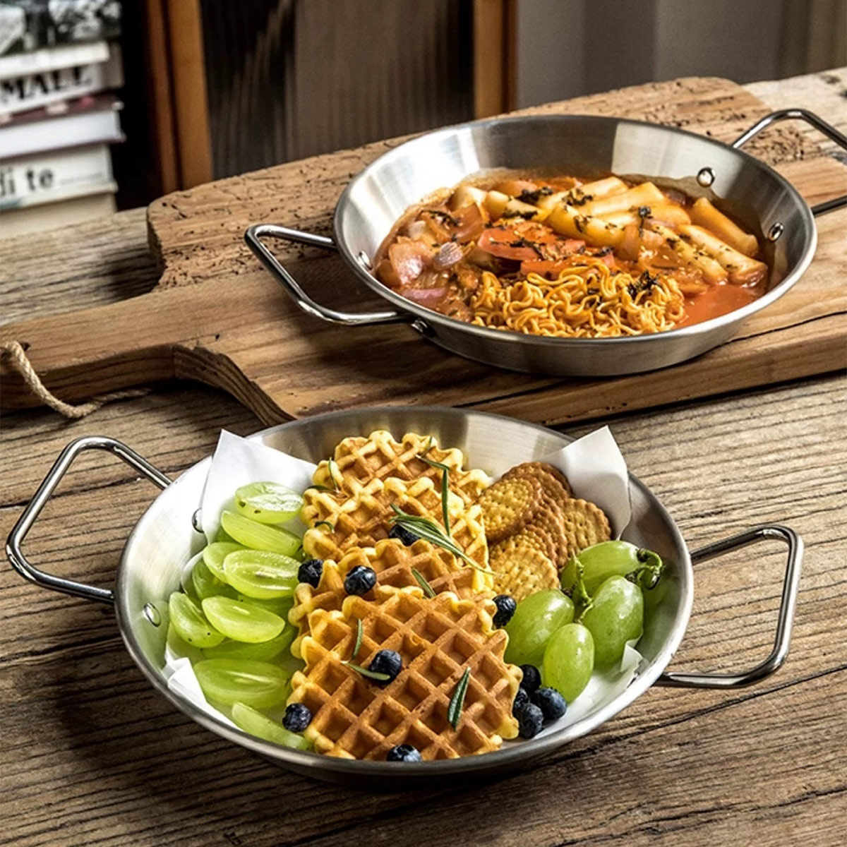 INS Stainless Steel Double-Han - Food And Snacks For Picnic recension och pris