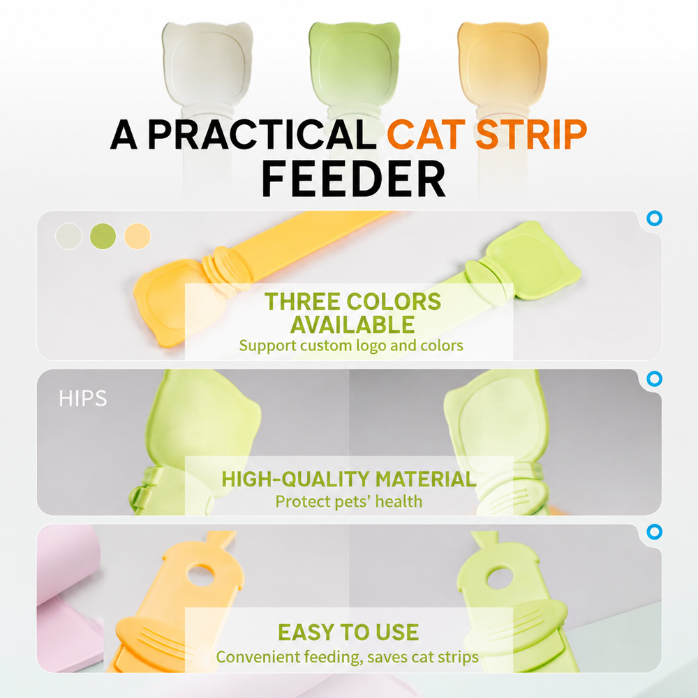 1/3PCS Cat Treat Feeder Spoon  - Food Snacks Easy recension och pris