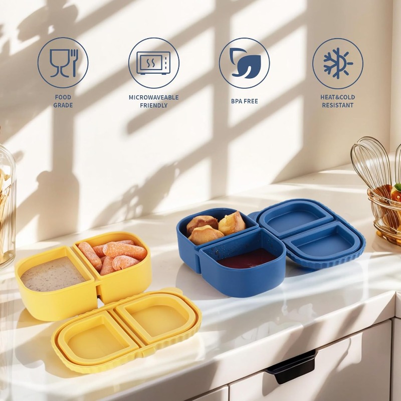 Reusable Silicone Snack Contai - Food And Snacks For Picnic recension och pris