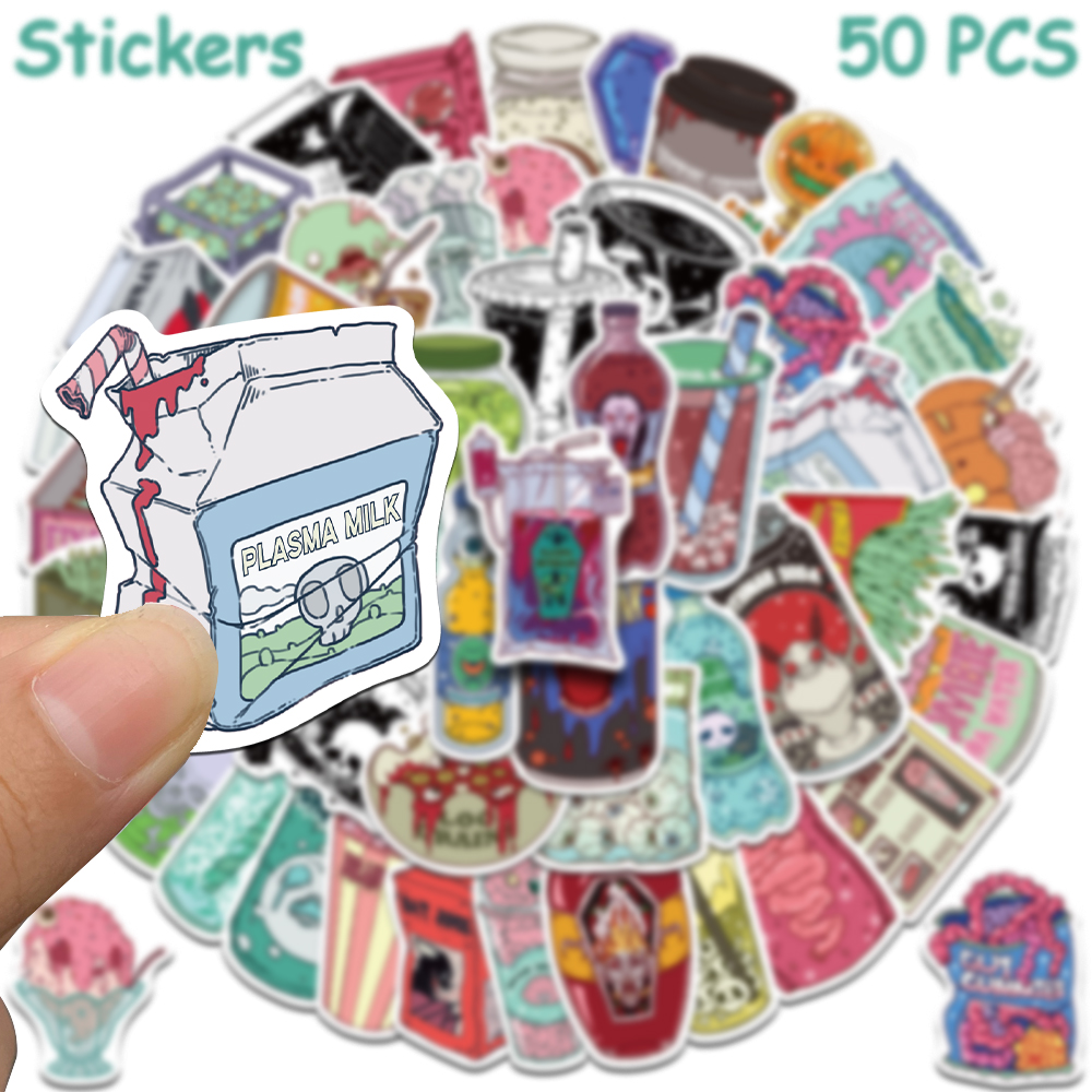 50pcs Horrible Zombie Food Sti - Zombie Snacks recension och pris