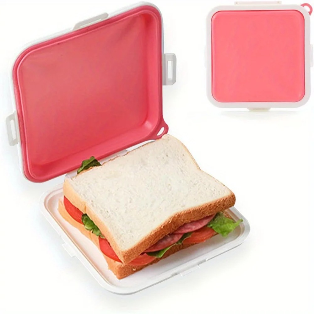 Silicone Sandwich Storage Box  - Food And Snacks For Picnic recension och pris
