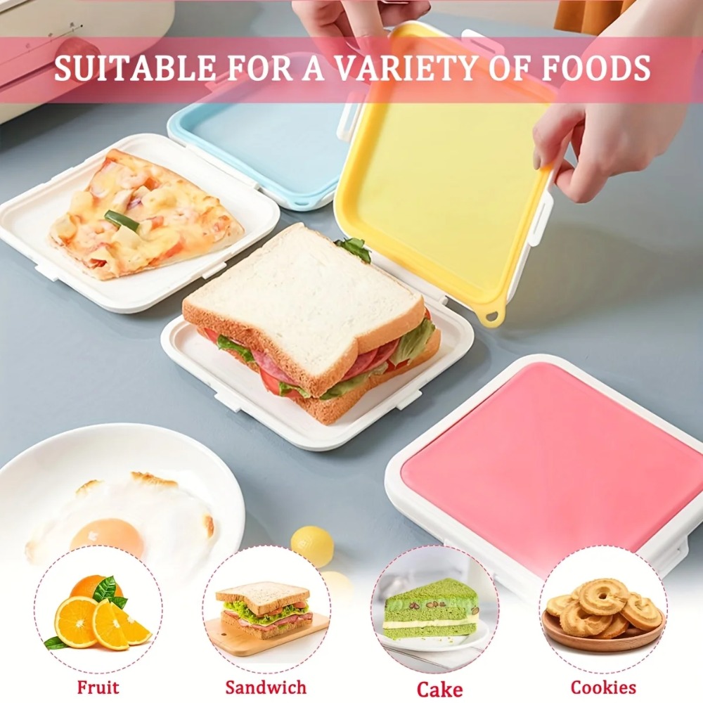 Silicone Sandwich Storage Box  - Food And Snacks For Picnic recension och pris