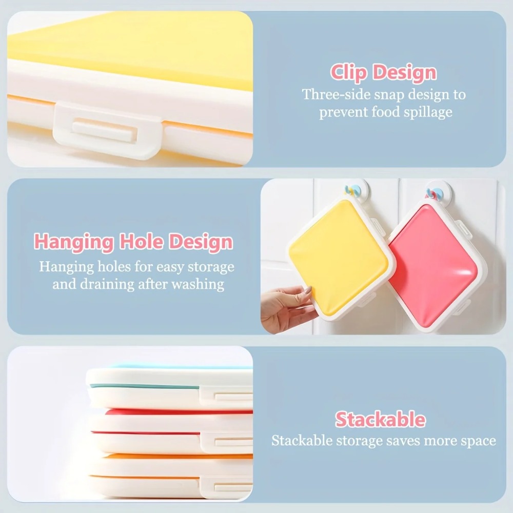 Silicone Sandwich Storage Box  - Food And Snacks For Picnic recension och pris