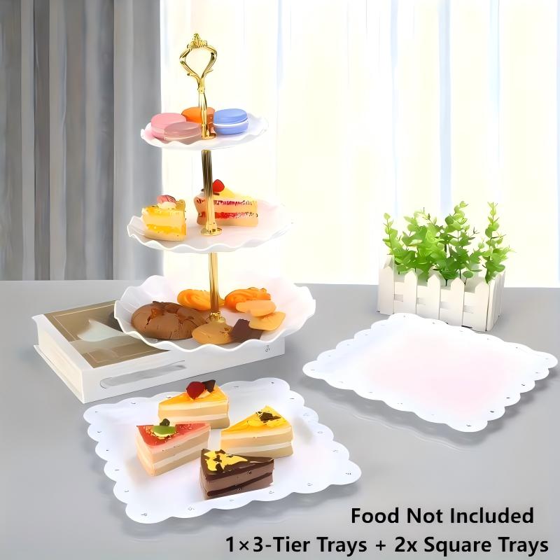 1/3/4/5PCS Decorative Food Tra - Food Snacks Easy recension och pris