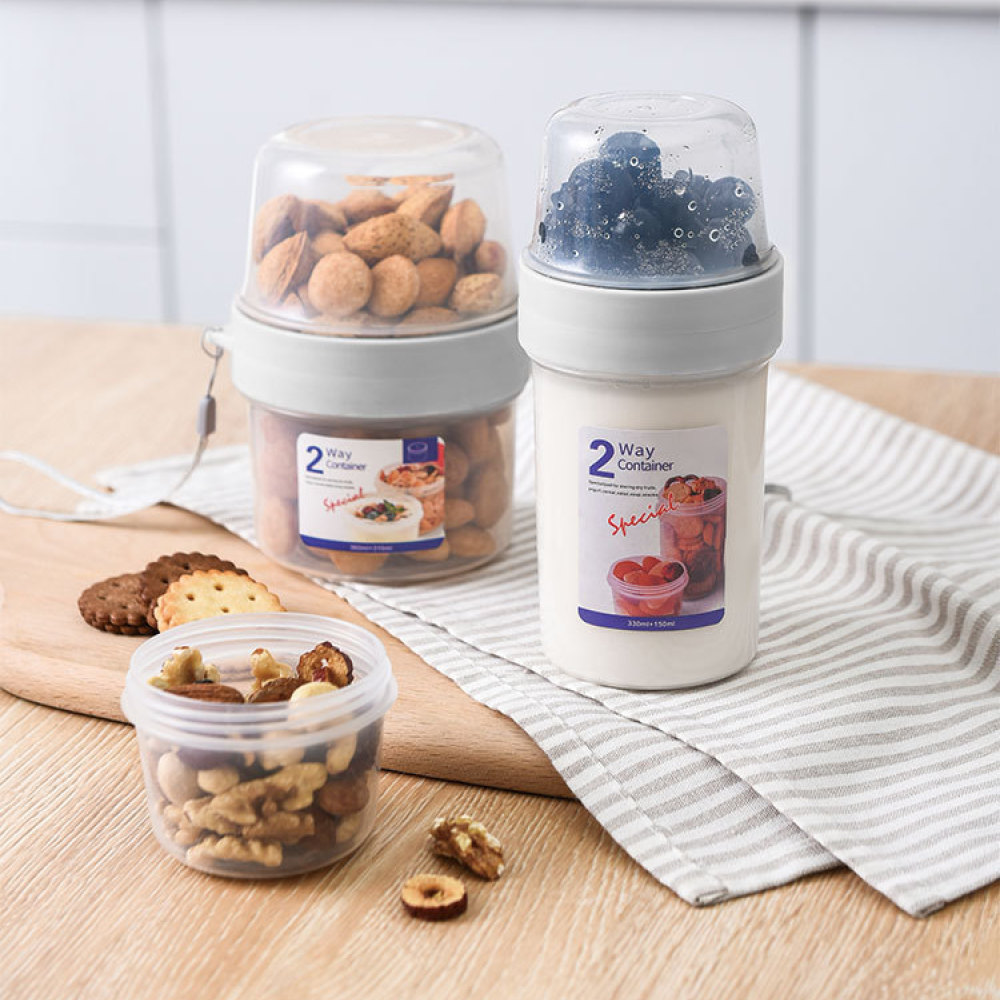 Portable Double Layer Food Sto - Baby Food Snacks Yogurt recension och pris
