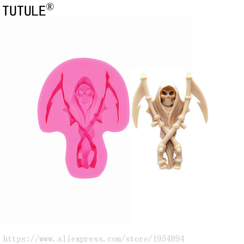 Death Scythe-SKULL SILICONE MO - Zombie Snacks recension och pris