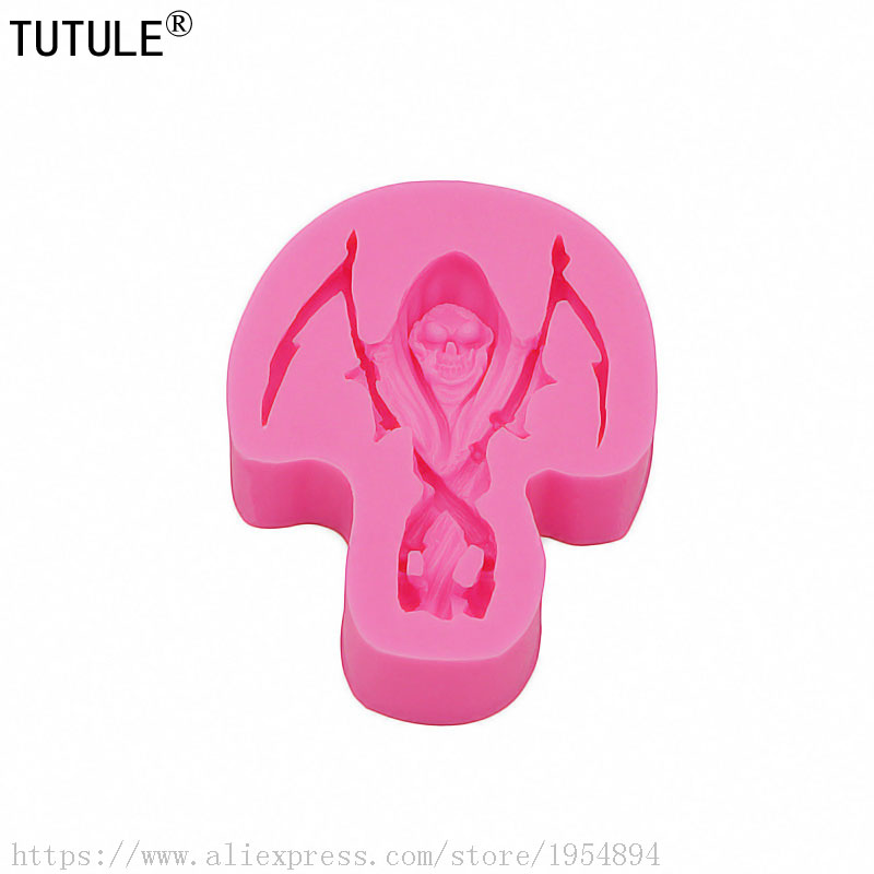 Death Scythe-SKULL SILICONE MO - Zombie Snacks recension och pris