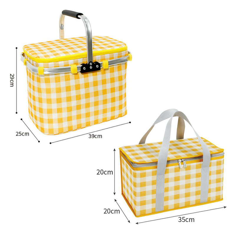 Retro Pastoral Lunch Bag Foldi - Food And Snacks For Picnic recension och pris