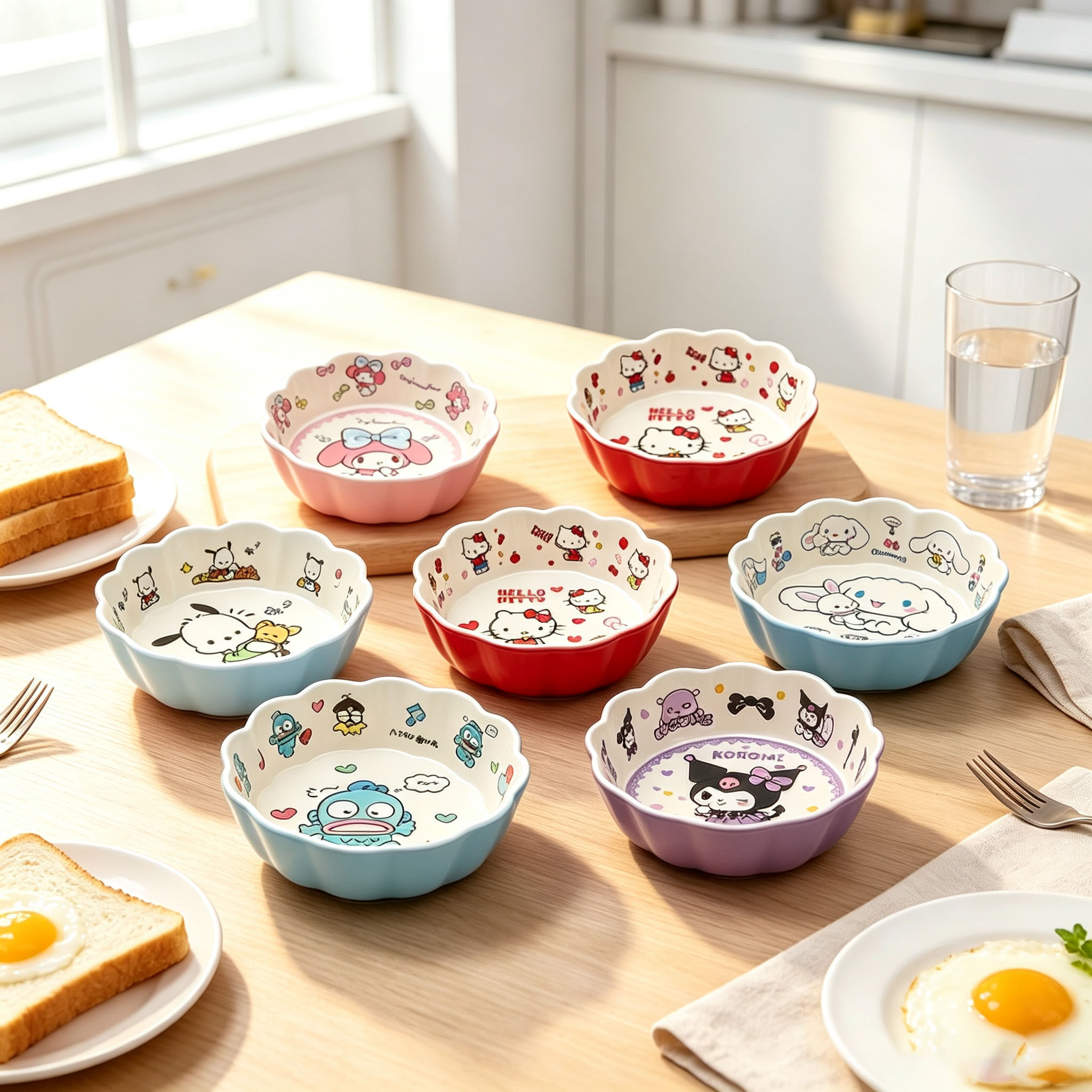 Kawaii Lace Bowl Cute cartoon  - Food Grocery Snacks recension och pris