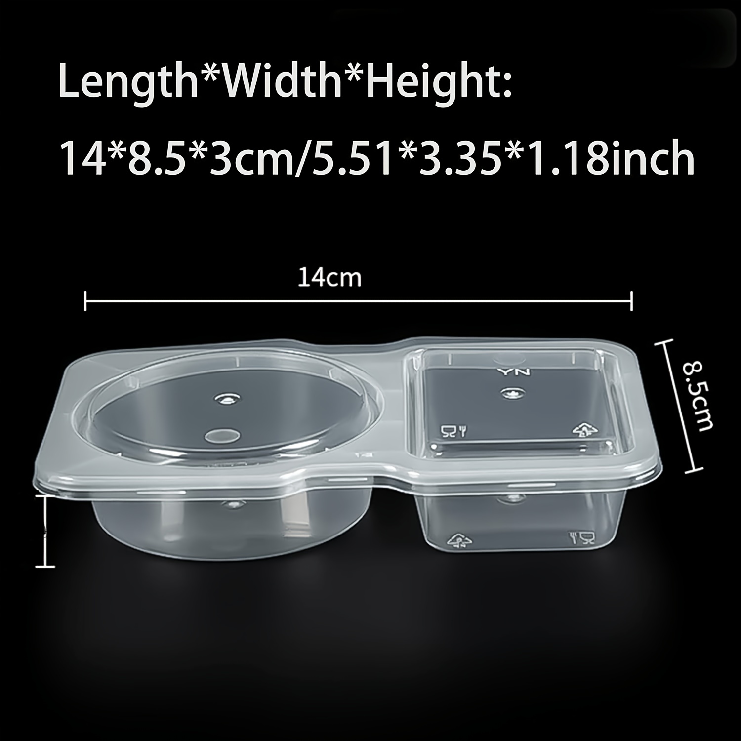 10Pcs Food Storage Containers  - Food And Snacks For Picnic recension och pris