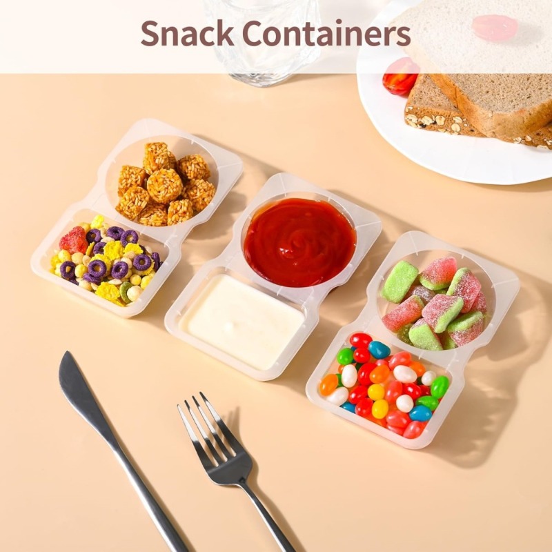 5/10/20/40PCS Double Compartme - Food And Snacks For Picnic recension och pris