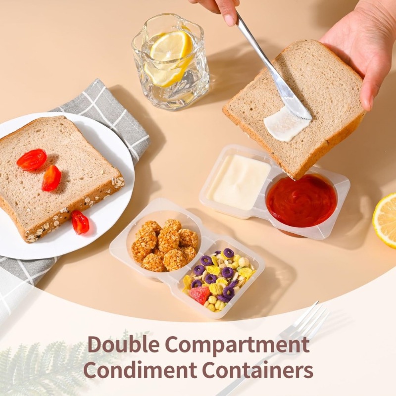5/10/20/40PCS Double Compartme - Food And Snacks For Picnic recension och pris