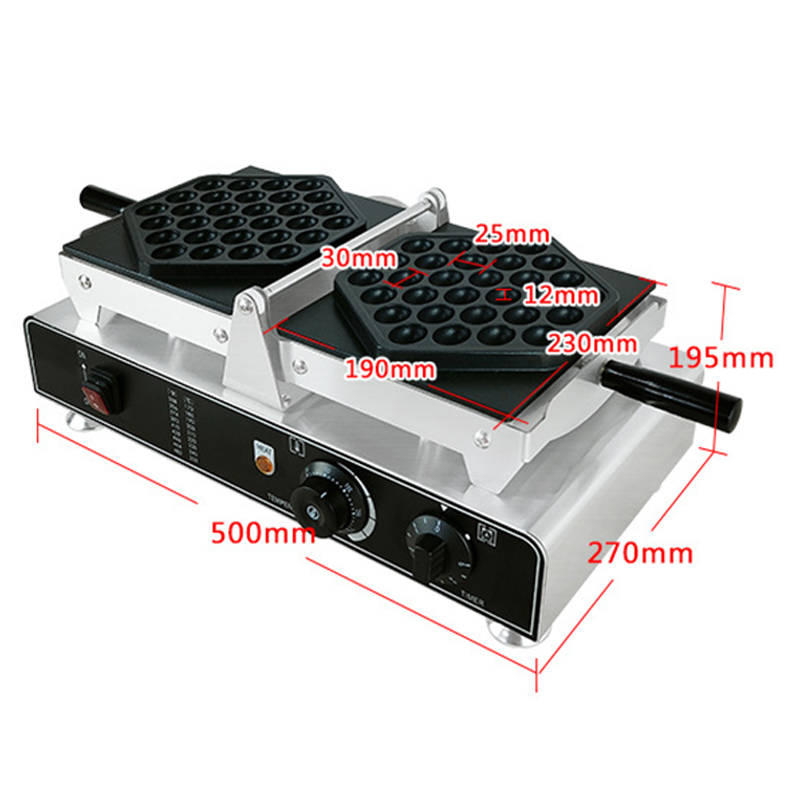 1500W Waffle Maker Commercial  - Snacks Food Stall recension och pris